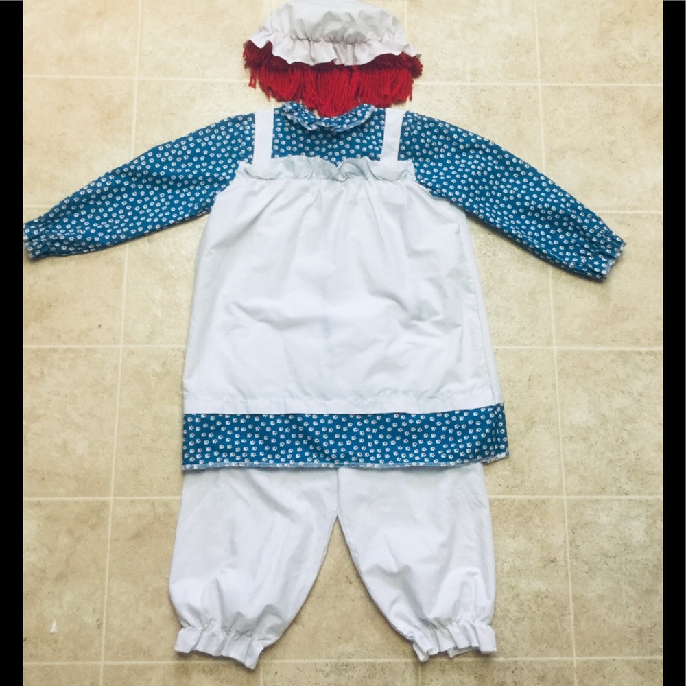 VINTAGE ONE-OF-A-KIND HANDMADE RAGGEDY ANN COSTUME